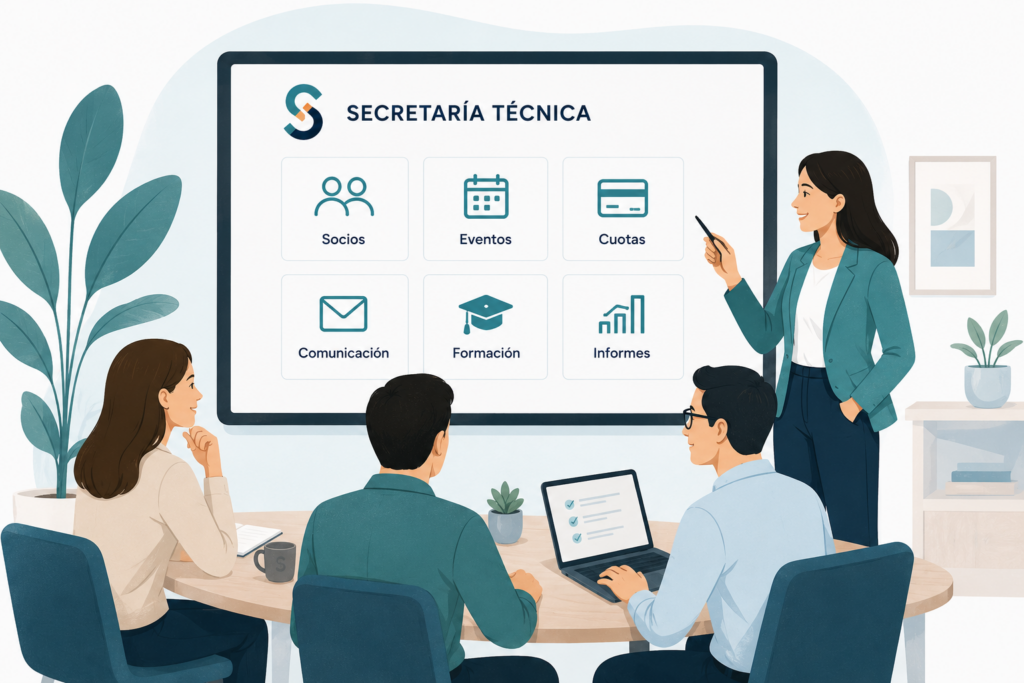 Servicio de secretaría técnica para asociaciones e instituciones